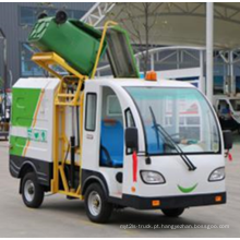Caminhão de lixo elétrico com novo design
